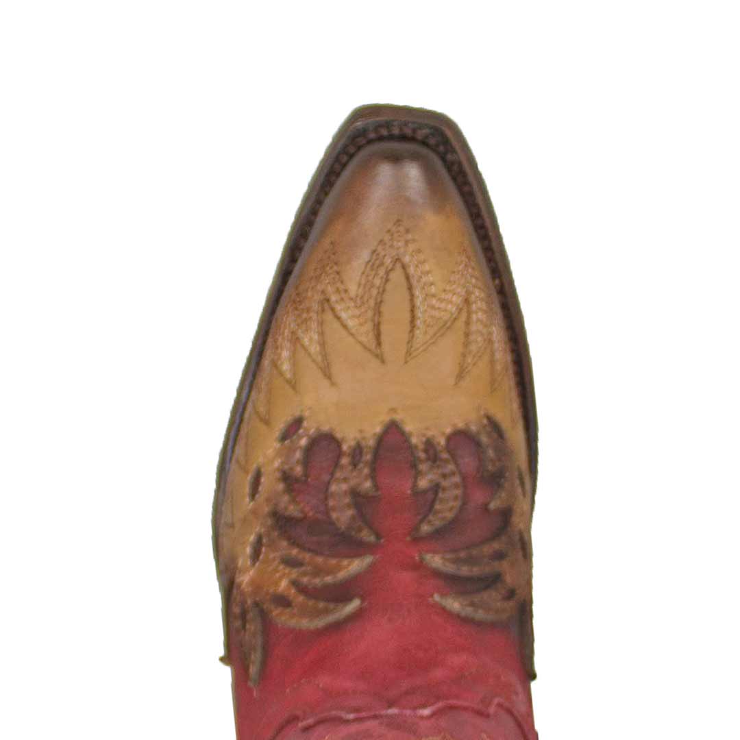 Circle G Women's Tobacco Overlay Cowgirl Boots