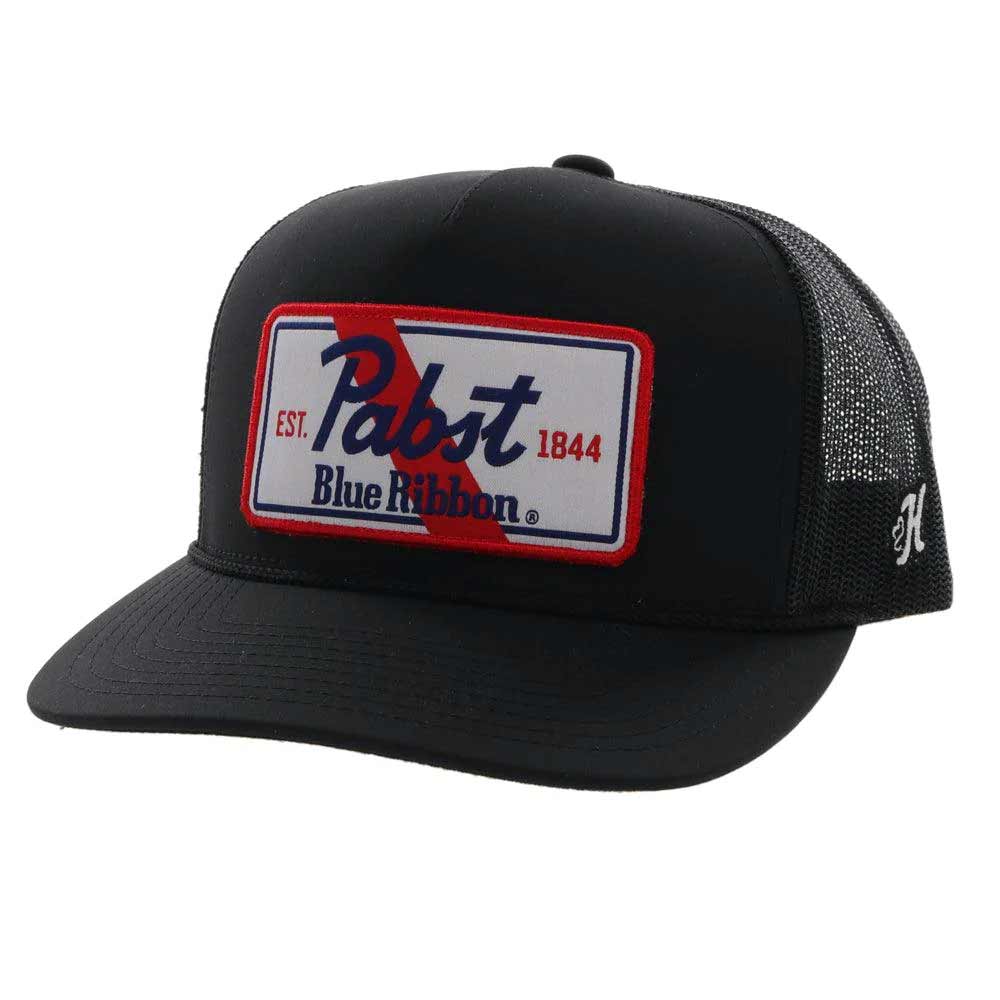 Hooey Brands Men's Pabst Blue Ribbon Logo Snap Back Cap