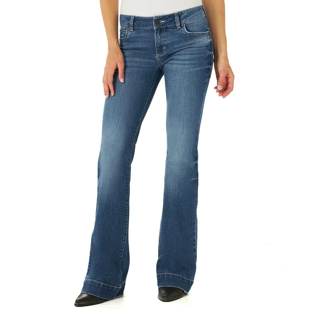 Wrangler Women's Retro Mae Wide Leg Trouser Jeans