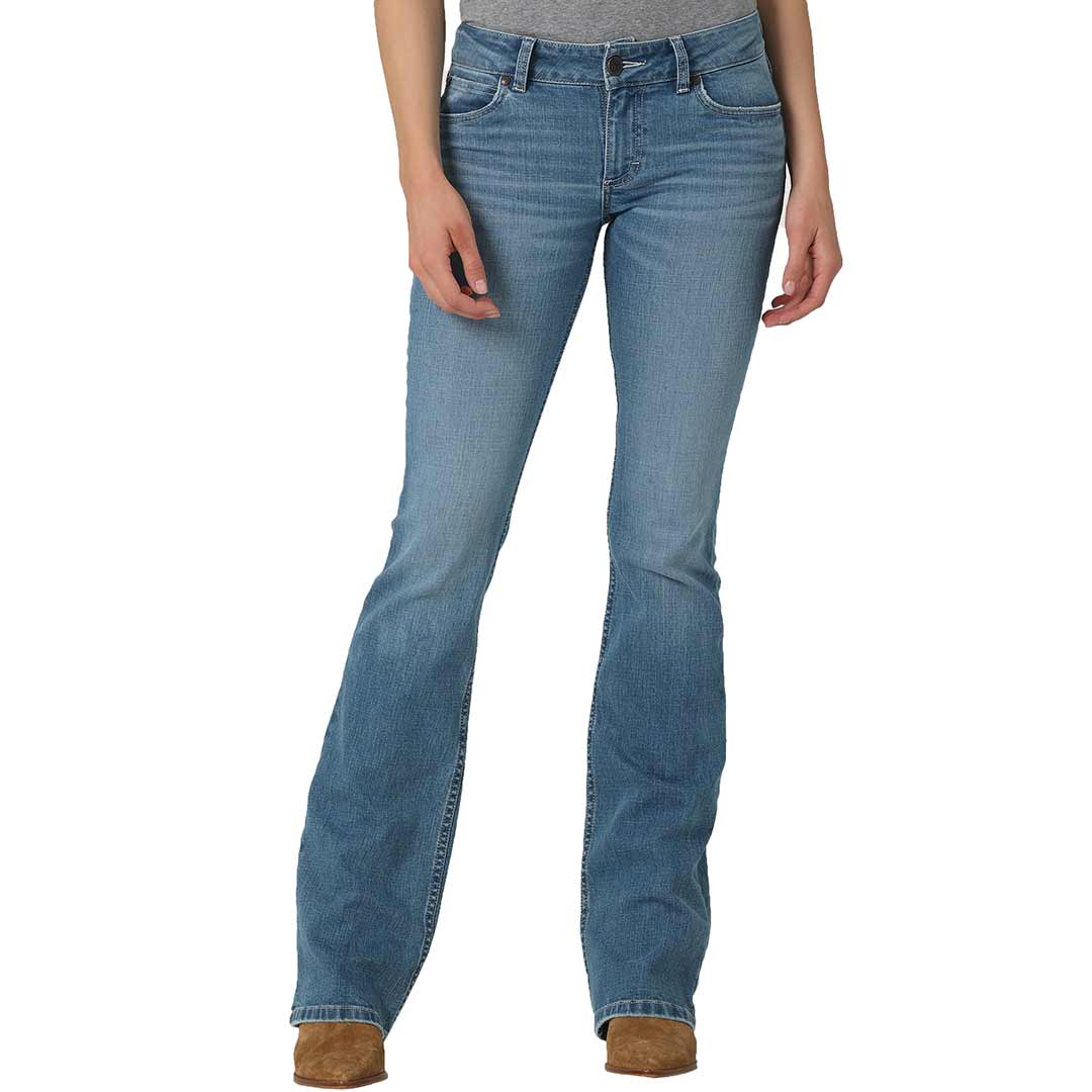 Wrangler Women's Retro Paisley Pocket Bootcut Jeans