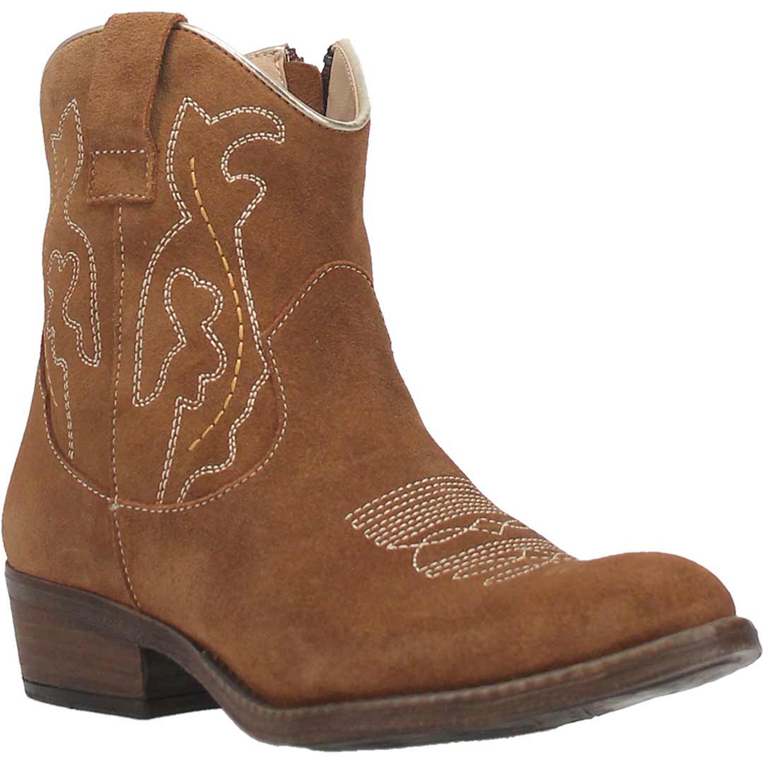 Dingo Women's Daisy Mae Leather Cowgirl Booties
