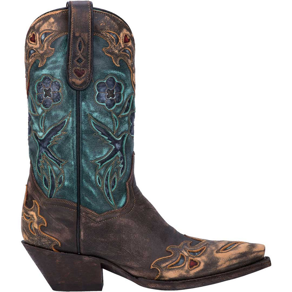 Dan Post Women's Vintage Bluebird Snip Toe Cowgirl Boots