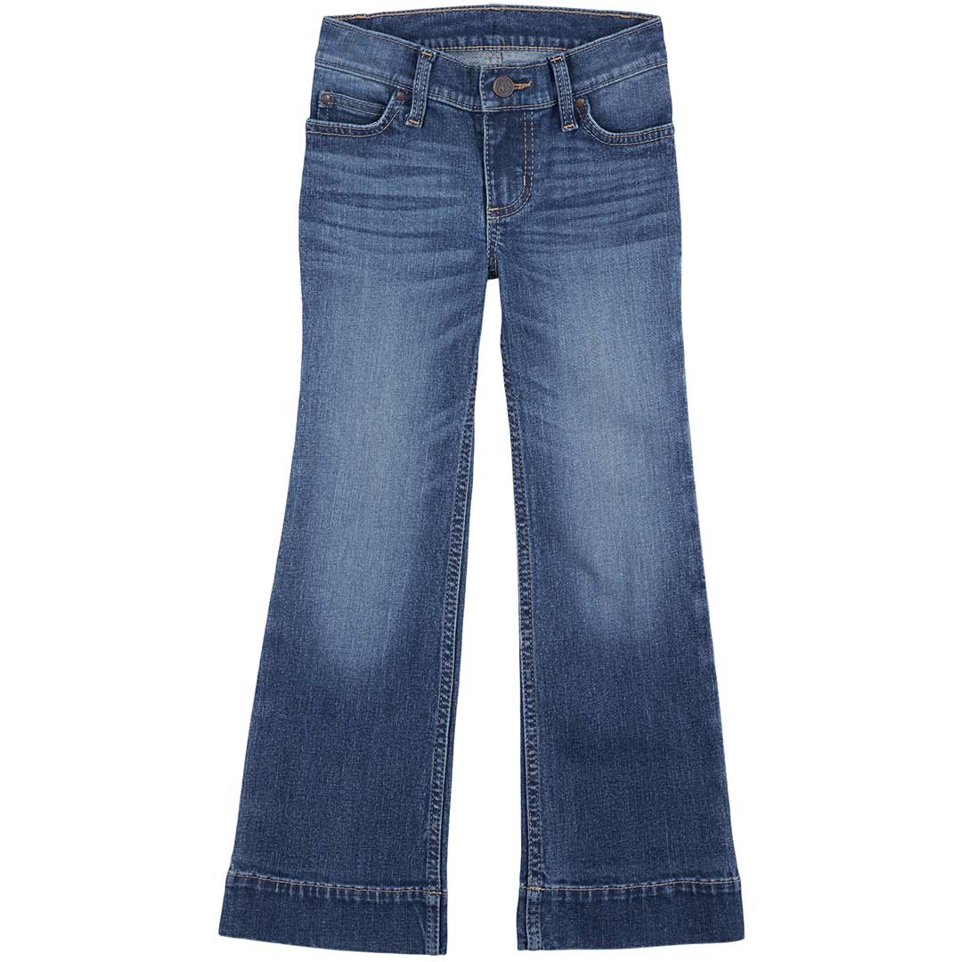 Wrangler Girls' Trouser Style Bootcut Jeans