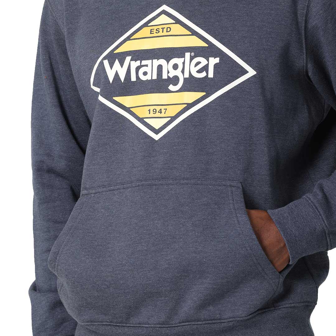 Wrangler Men's Triangle Frame Logo Hoodie