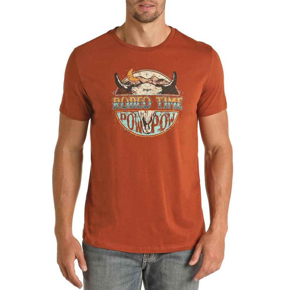 Rock & Roll Cowboy Men's Dale Brisby Rodeo Time Graphic T-Shirt