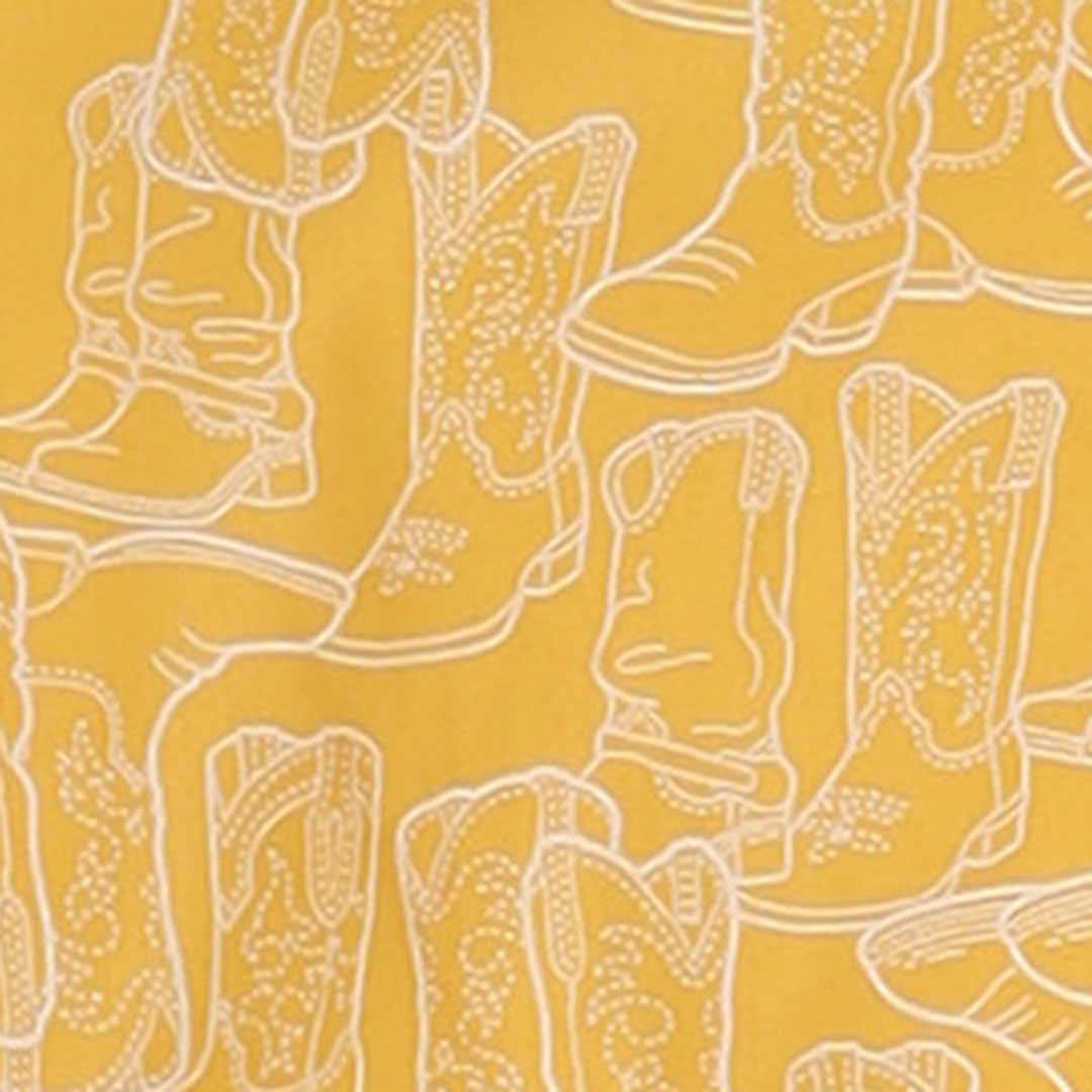 Wrangler Girls' Boot Print Peasant Dress