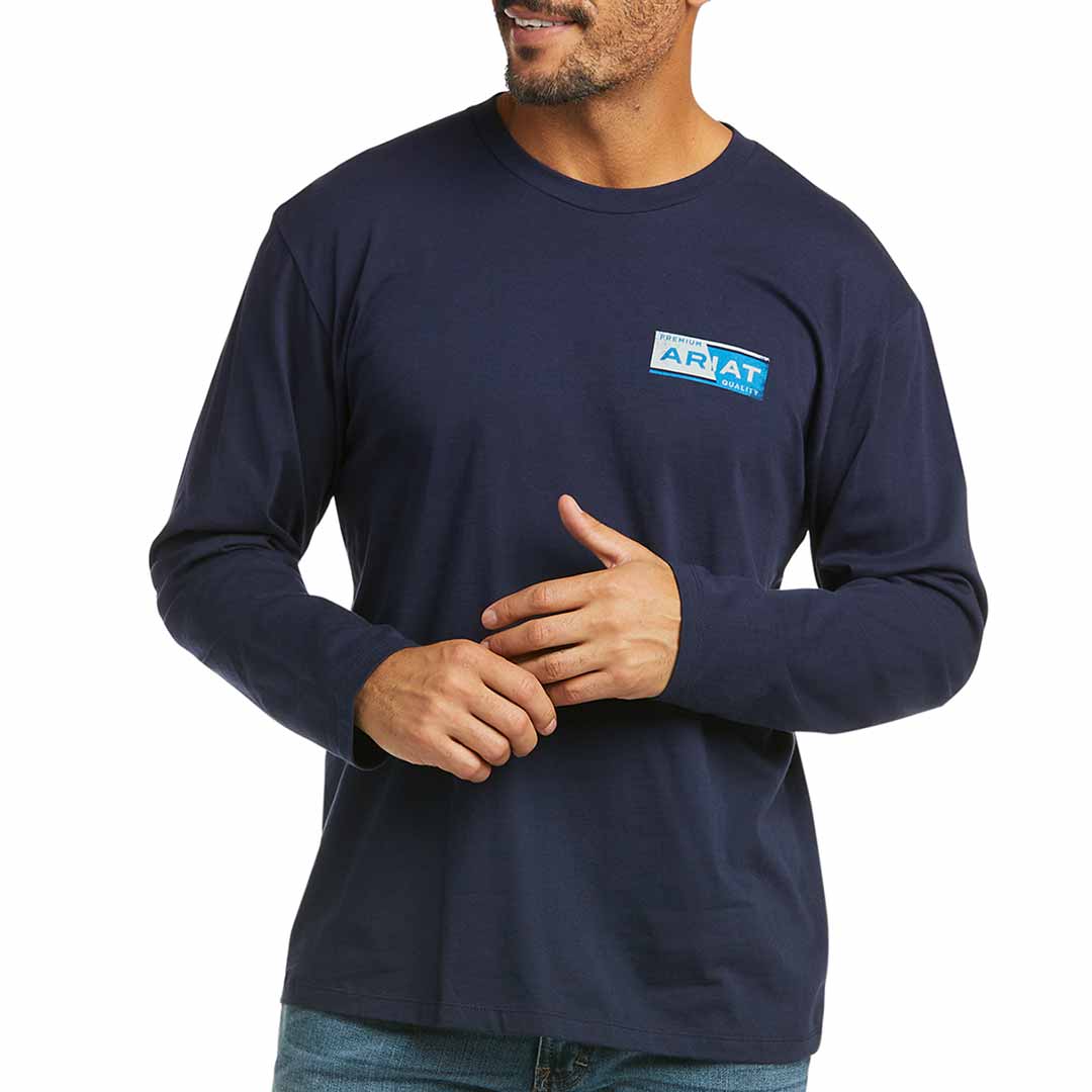 Ariat Men's Logo Graphic Long Sleeve T-Shirt