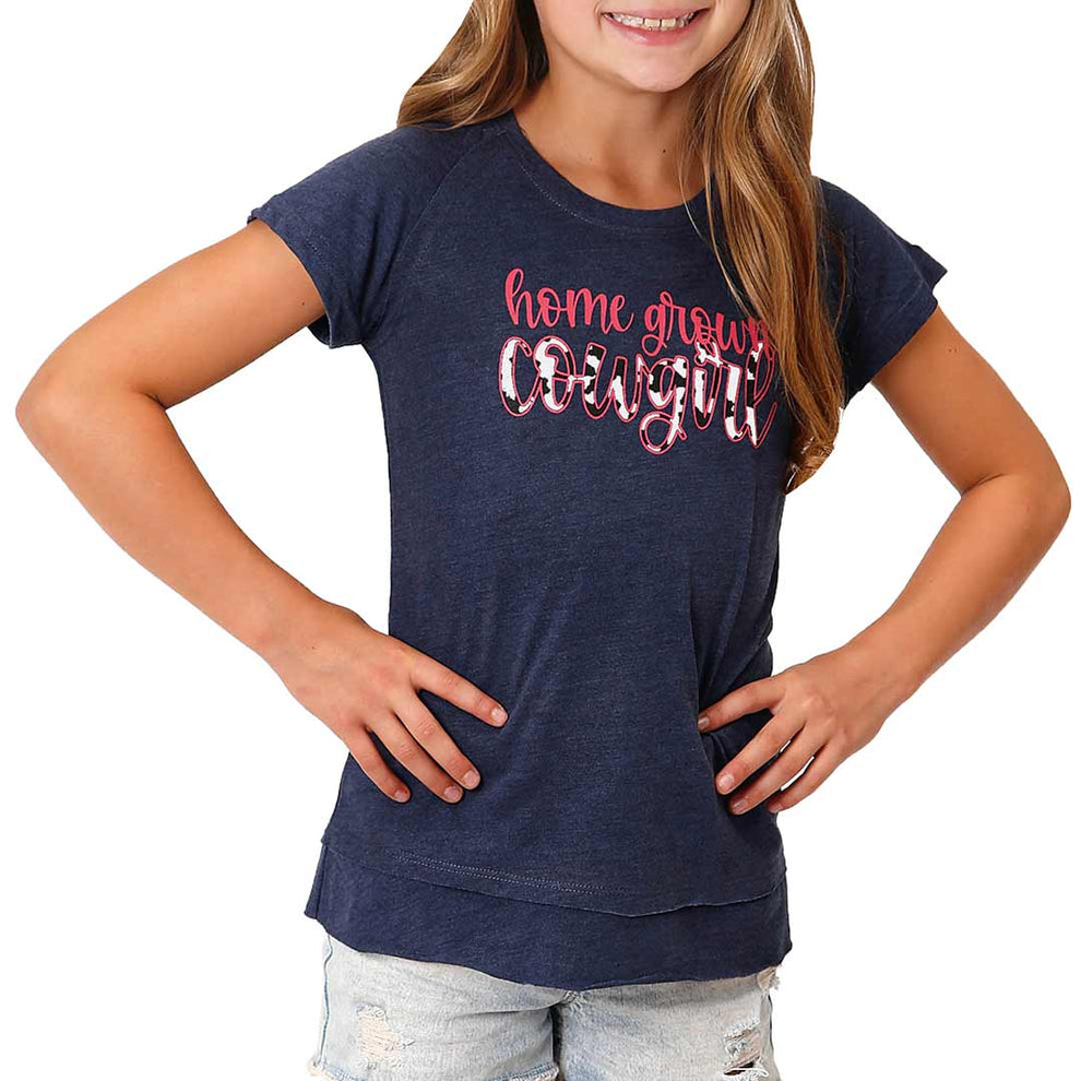 Roper Girls' Home Grown Cowgirl T-Shirt