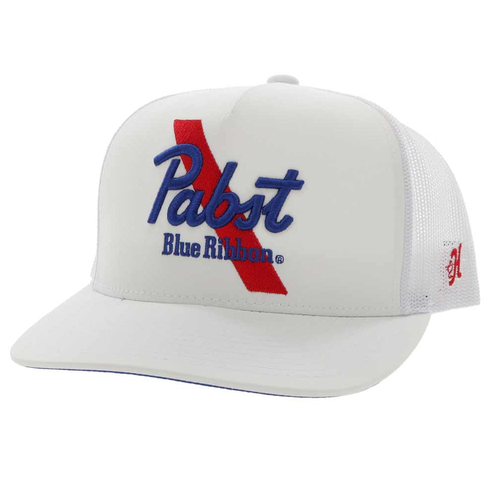 Hooey Brands Men's Pabst Blue Ribbon Logo Snap Back Cap