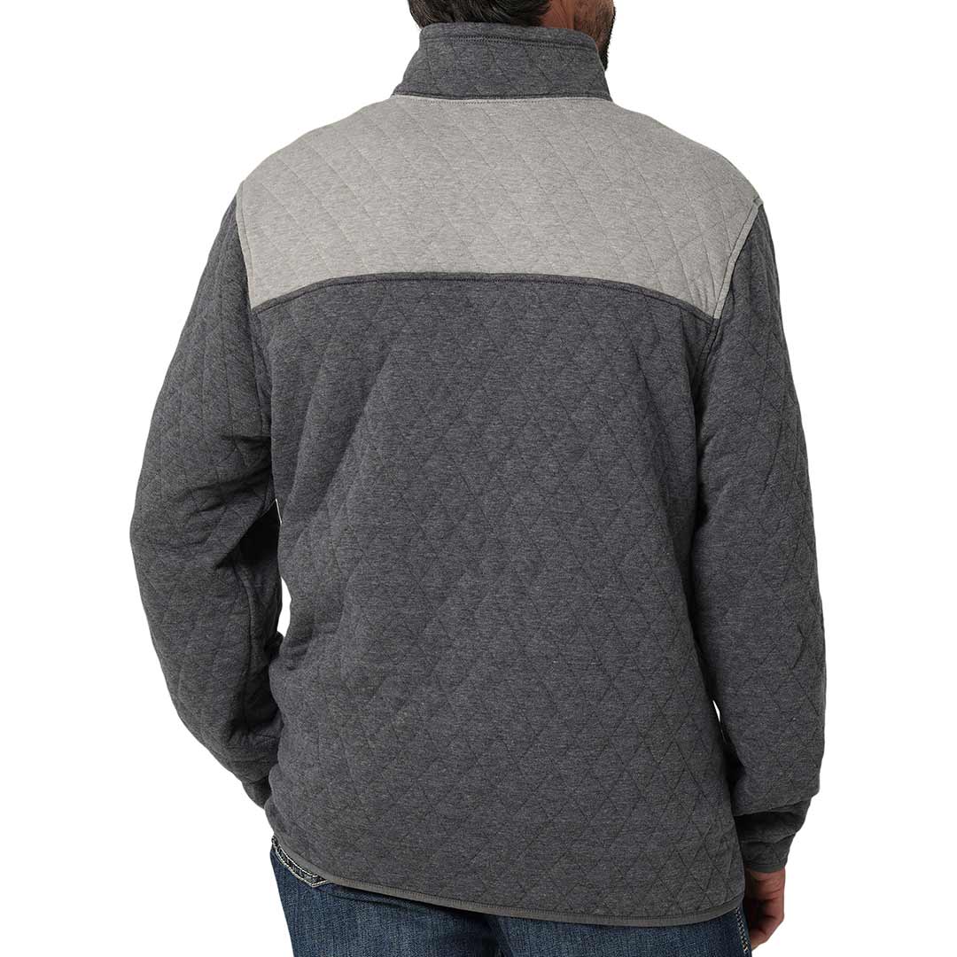 Wrangler Men's 1/4 Snap Quilted Pullover
