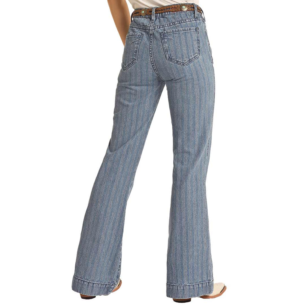 Women Flare Jeans Spring Autumn Fashion Casual Wide Leg Bell Bottom High  Waist Elastic Stretch Skinny Slim Push Up Long Denim Pants Black Blue