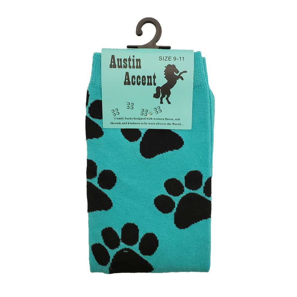 Austin Accent Women's Paw Socks