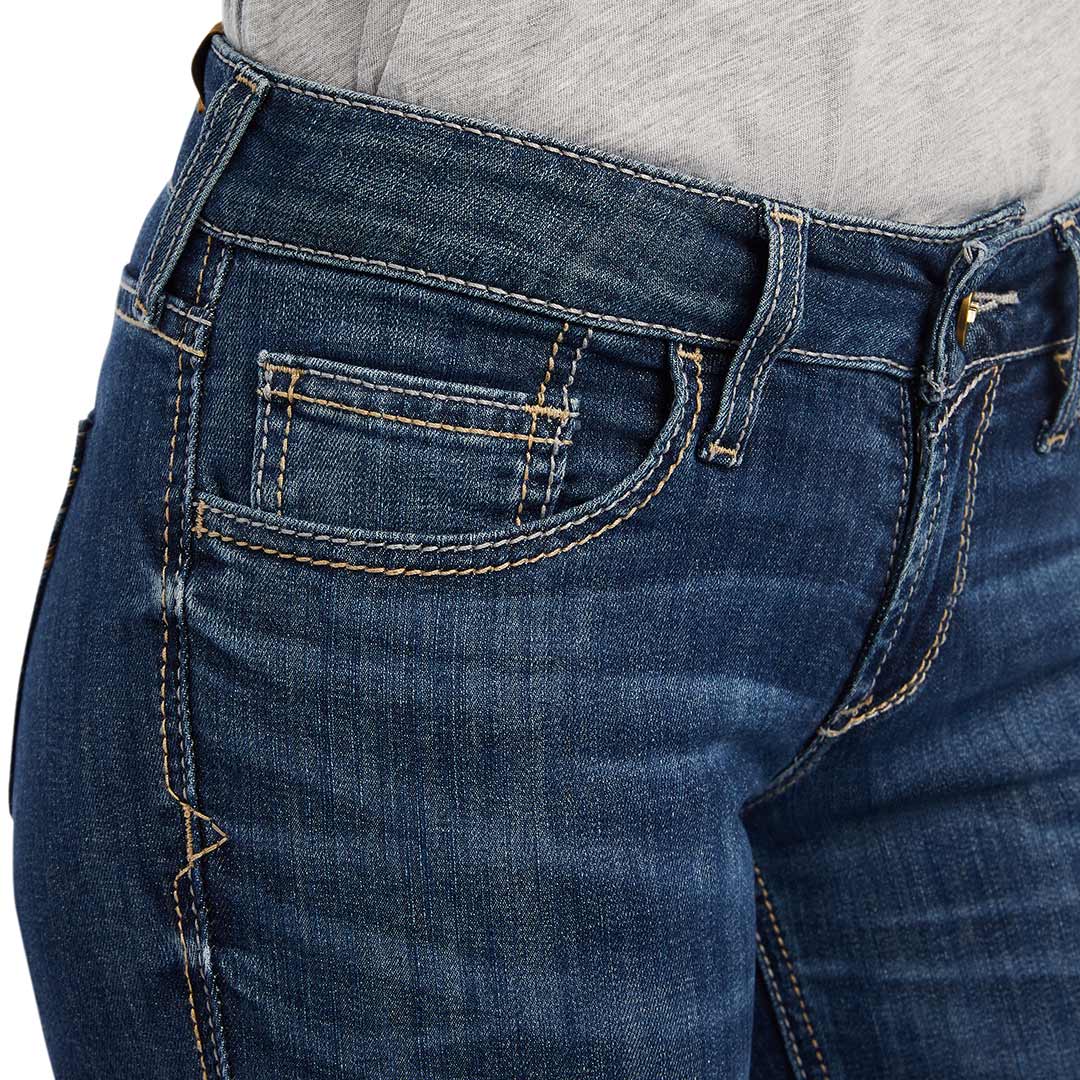 Ariat Women's Trouser Mid Rise Amaryllis Wide Leg Jeans