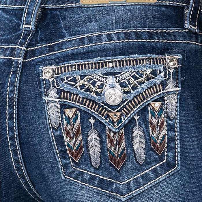 Miss Me Women's Tribal Dreams Bootcut Jeans