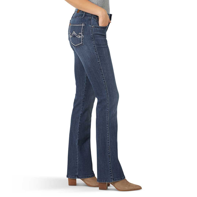 Wrangler Women's Aura Instant Slimming Bootcut Jeans