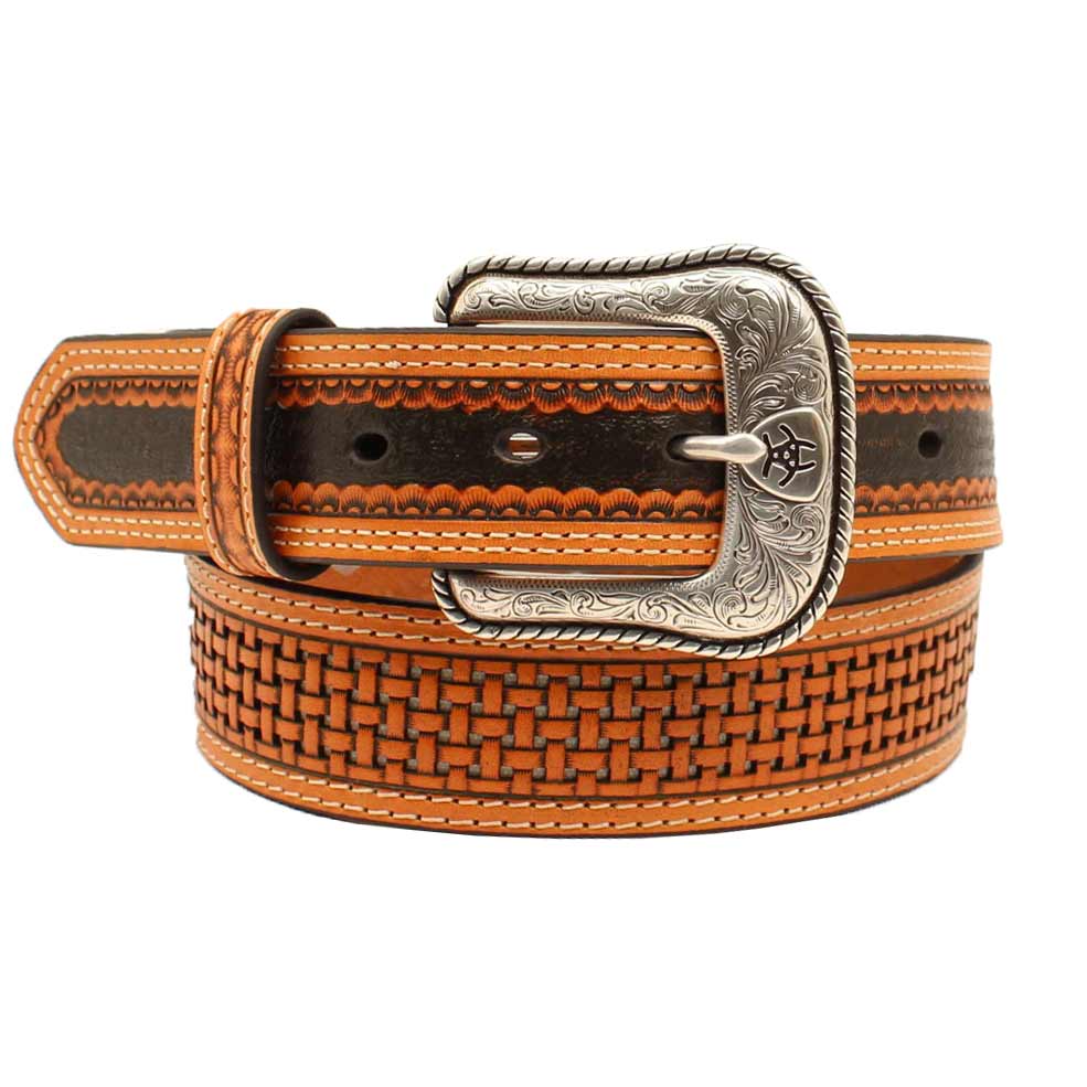Ariat Men's Basketweave Leather Belt