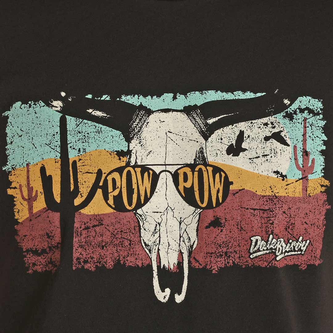 Rock & Roll Cowboy Men's Dale Brisby Pow Pow Desert Graphic T-Shirt