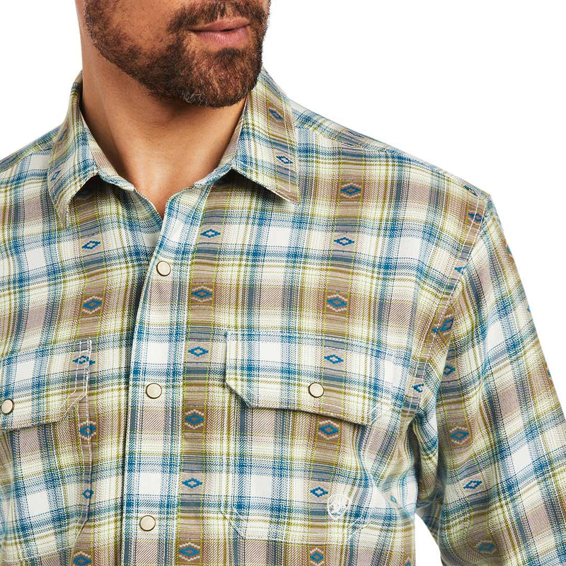 Ariat Men's Harwell Retro Fit Plaid Snap Shirt