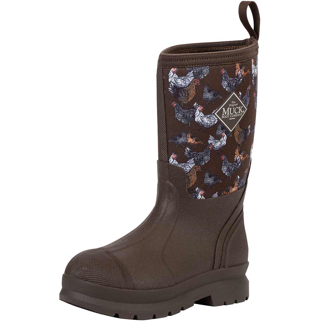 Muck Boot Co. Youth Chicken Print Chore Classic Boots