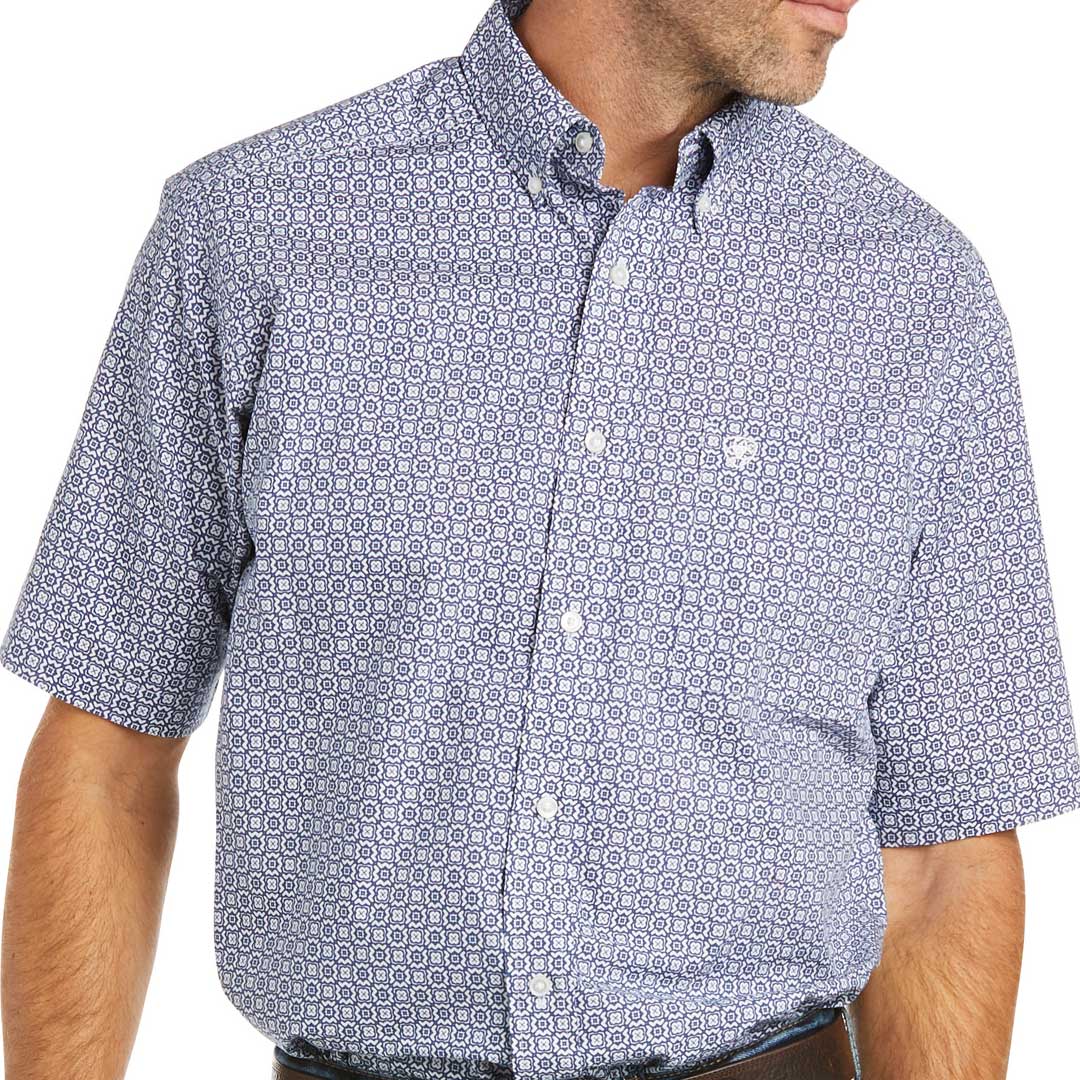 Ariat Men's Birkin Short Sleeve Geo Print Shirt