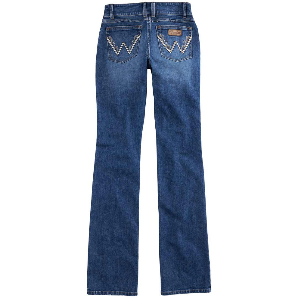 Wrangler Women's Retro Mae Aztec Pocket Bootcut Jeans