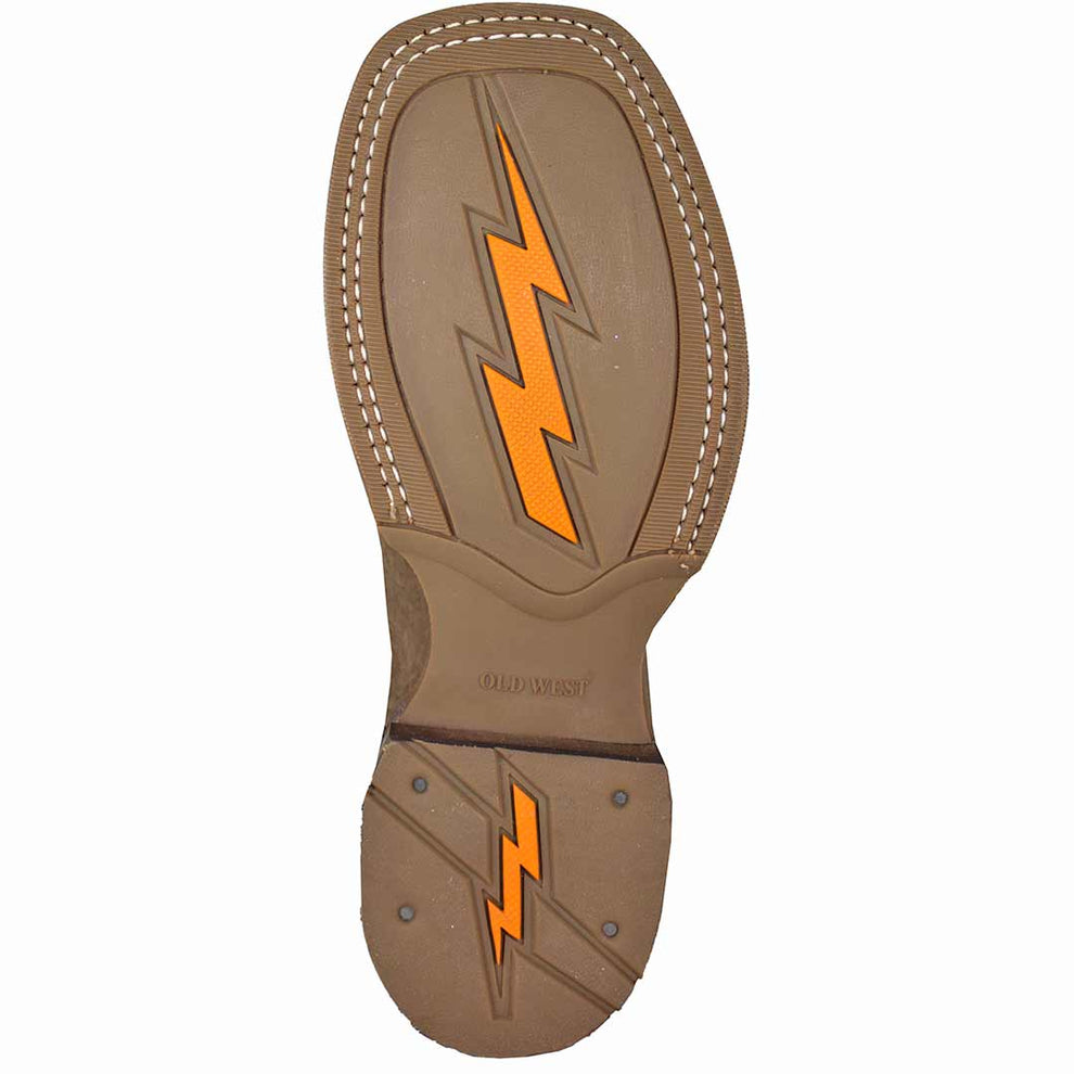 Old West Youth Distressed Vamp Cowboy Boots