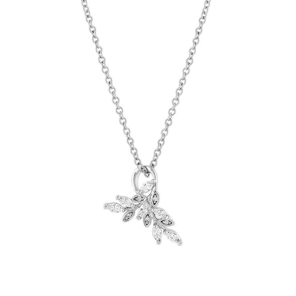 Montana Silversmiths Frozen Leaf Necklace