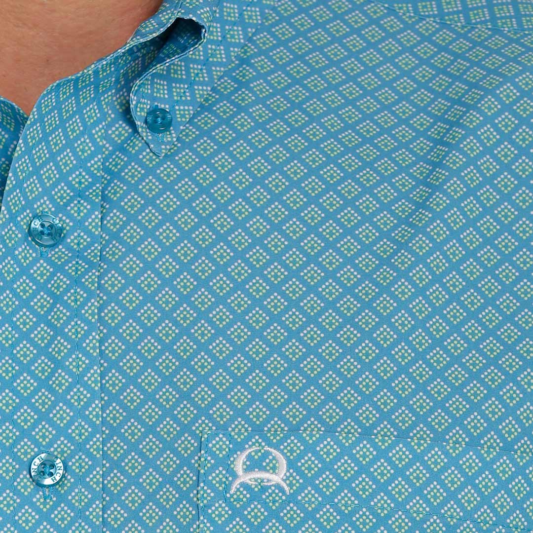 Cinch Men's ArenaFlex Short Sleeve Button-Down Shirt