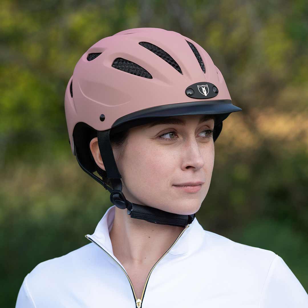 Sportage Equestrian Helmet - Rose Tan