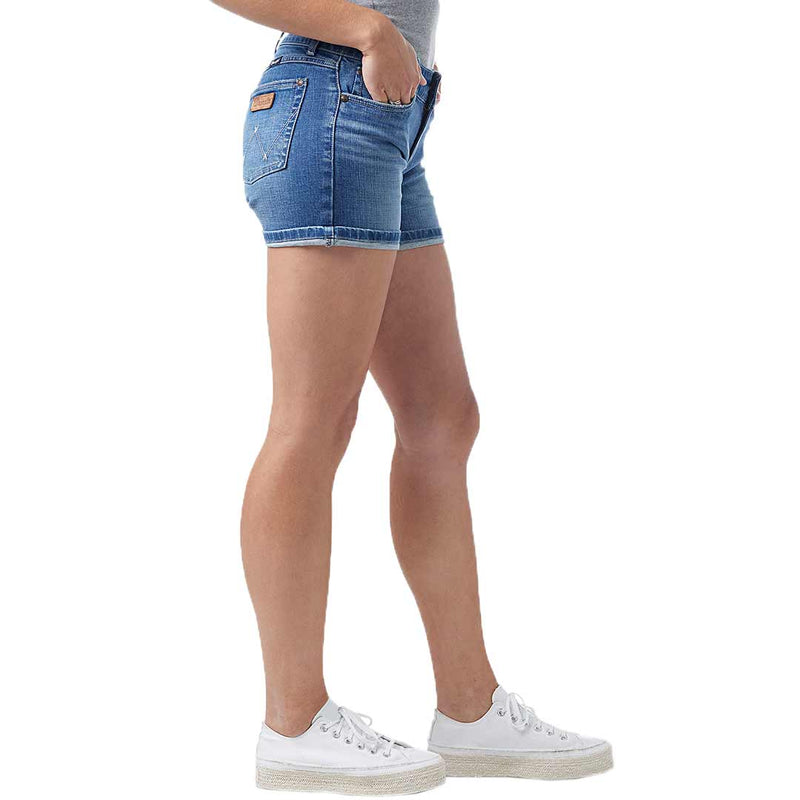 Wrangler Women's Retro Mid Rise Jean Shorts