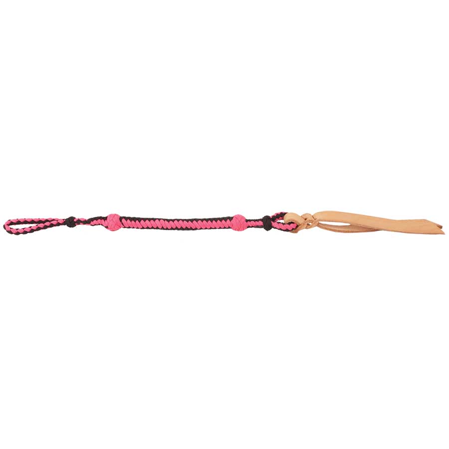 Mustang Quirt with Leather Popper