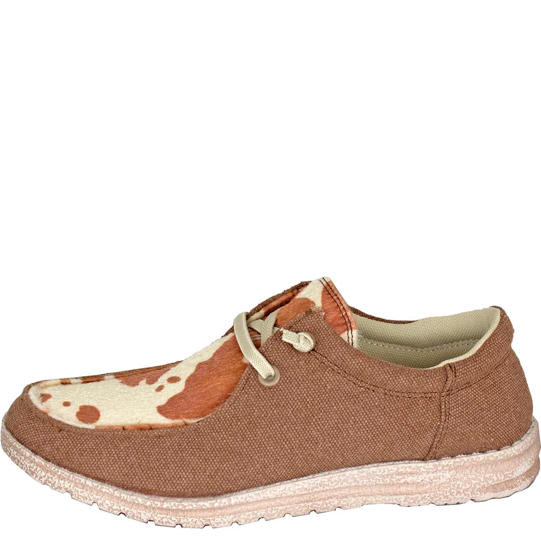 Roper Women's Hair-On-Hide Slip-On Shoes