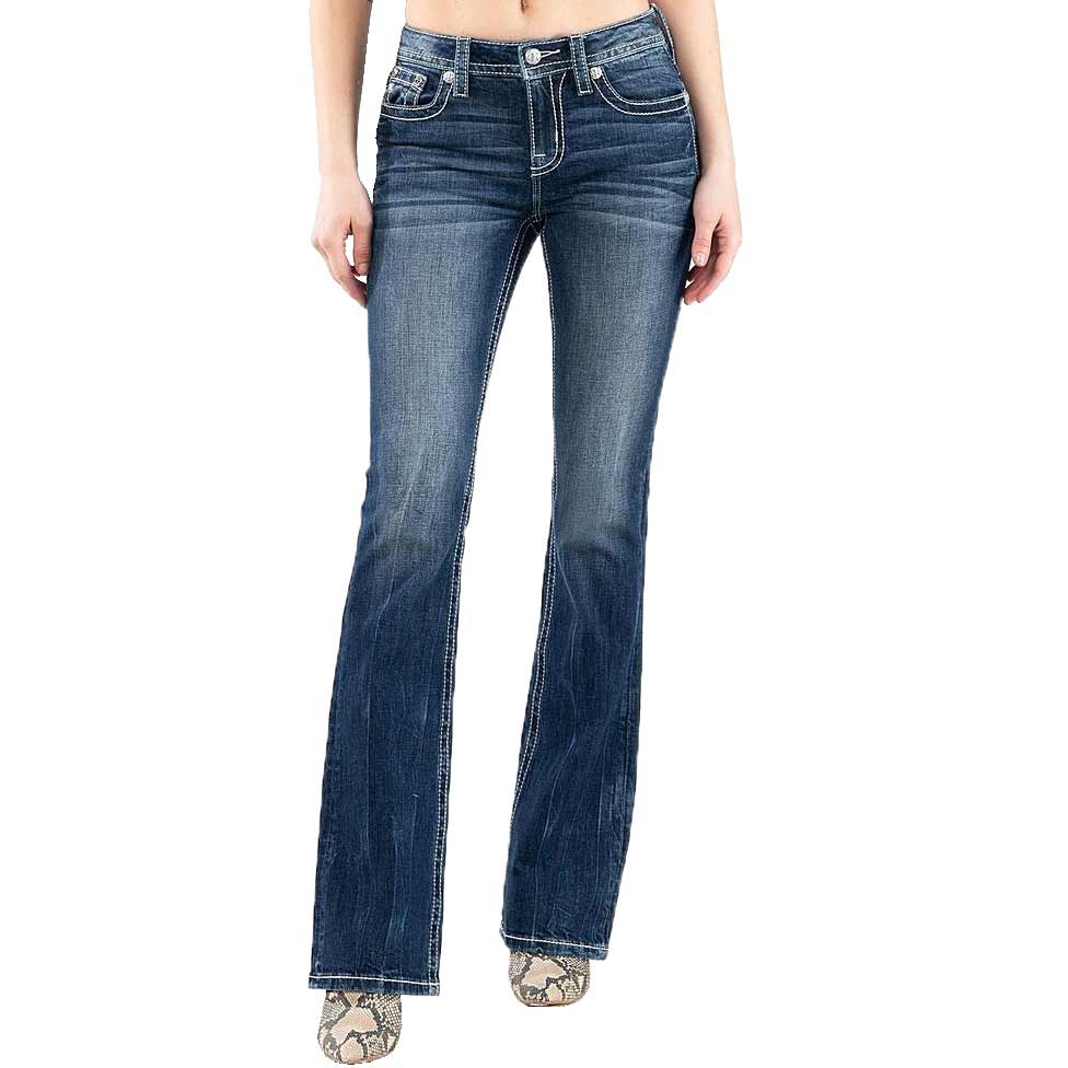 Miss Me Women's Wild West Bootcut Jeans