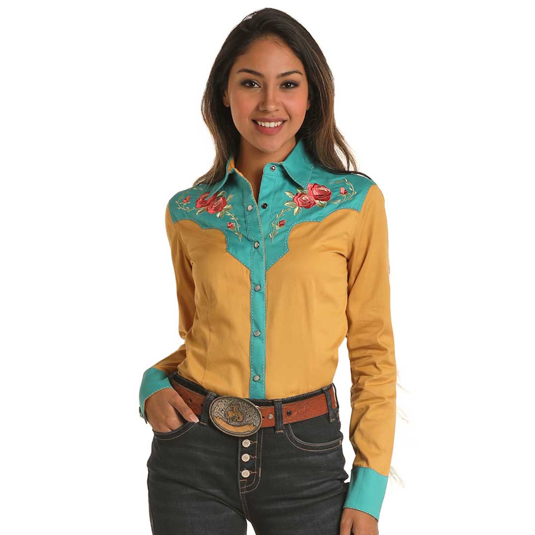 Rock & Roll Cowgirl Women's Retro Western Shirt
