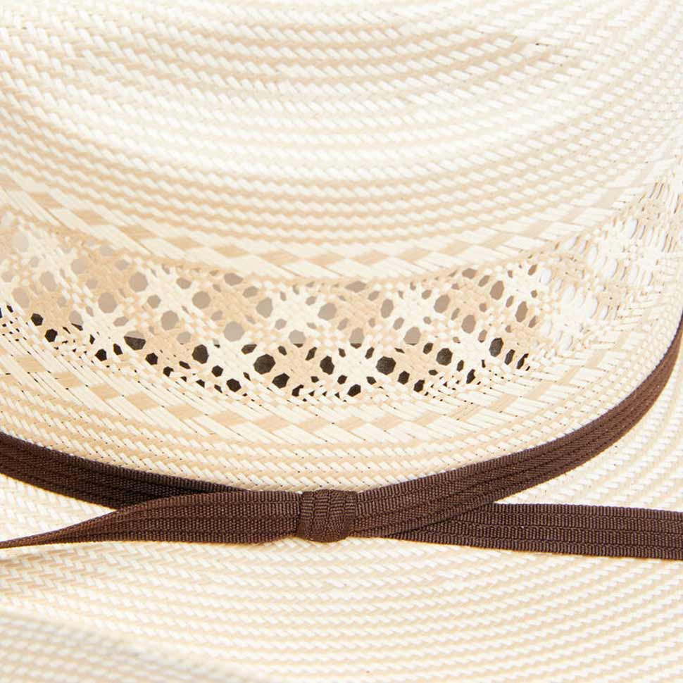 Serratelli Galveston Brick Top Straw Cowboy Hat