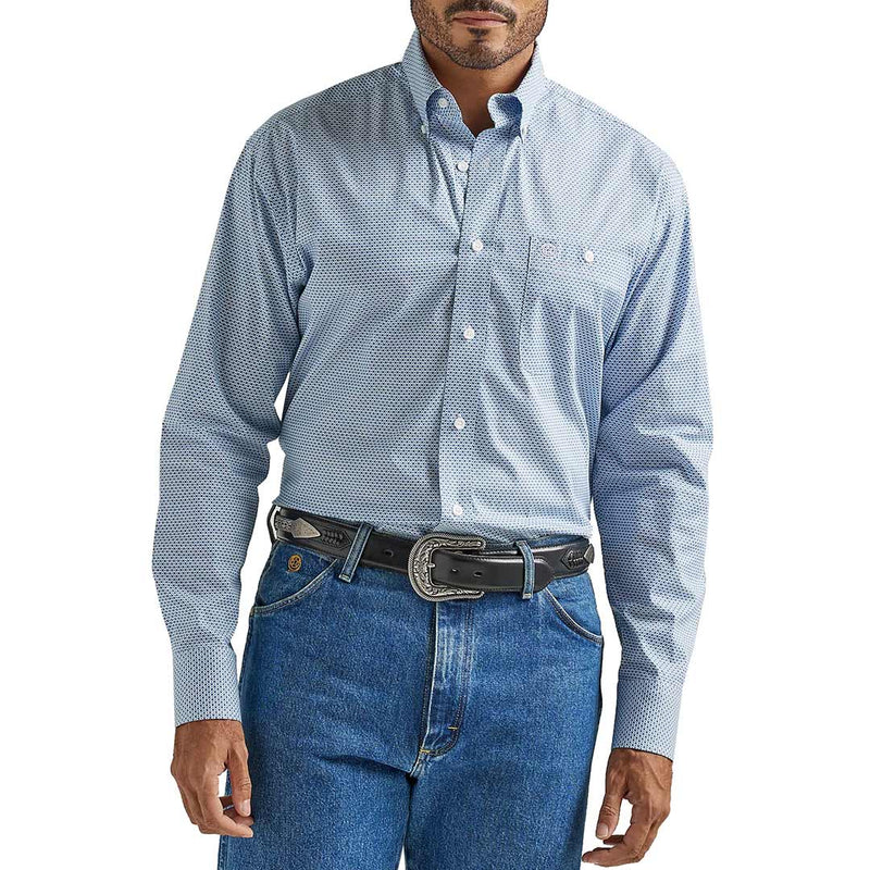 Wrangler Men's George Strait Print Button-Down Shirt