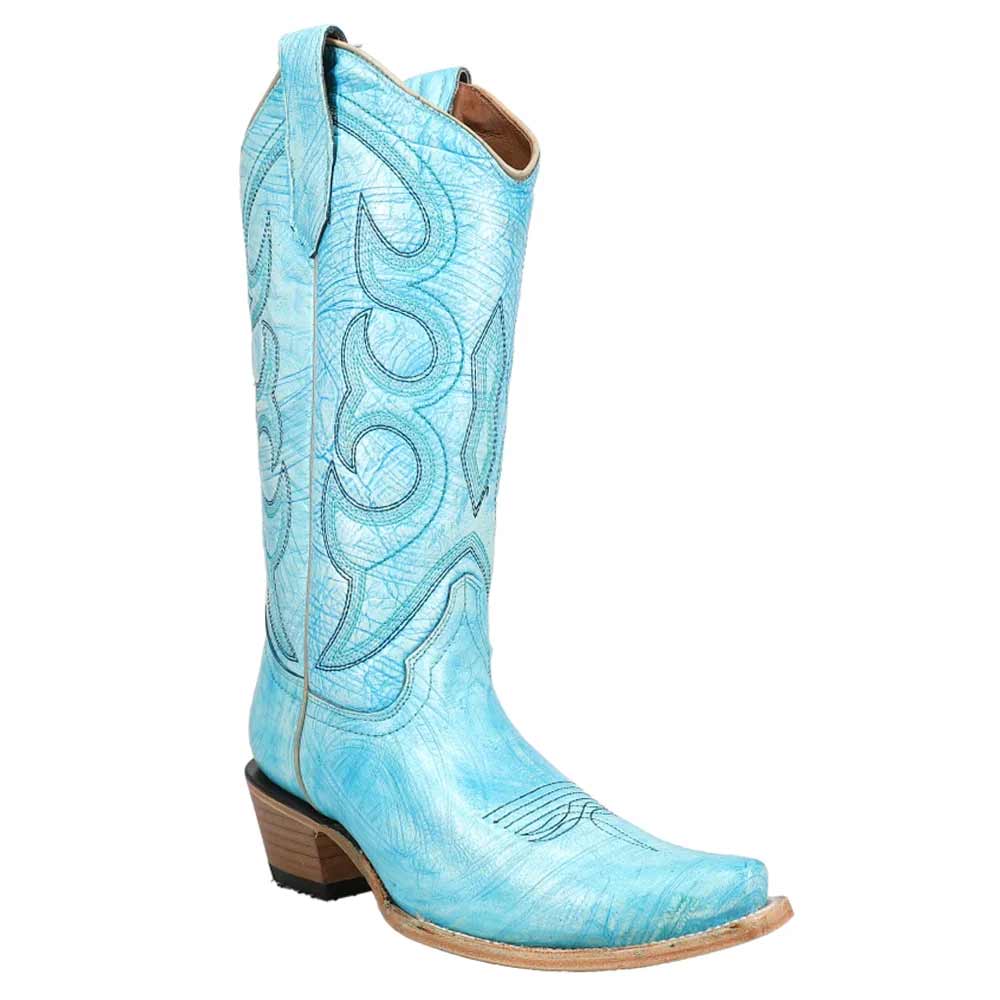 Circle G Women's  Brushstroke Snip Toe Cowgirl Boots