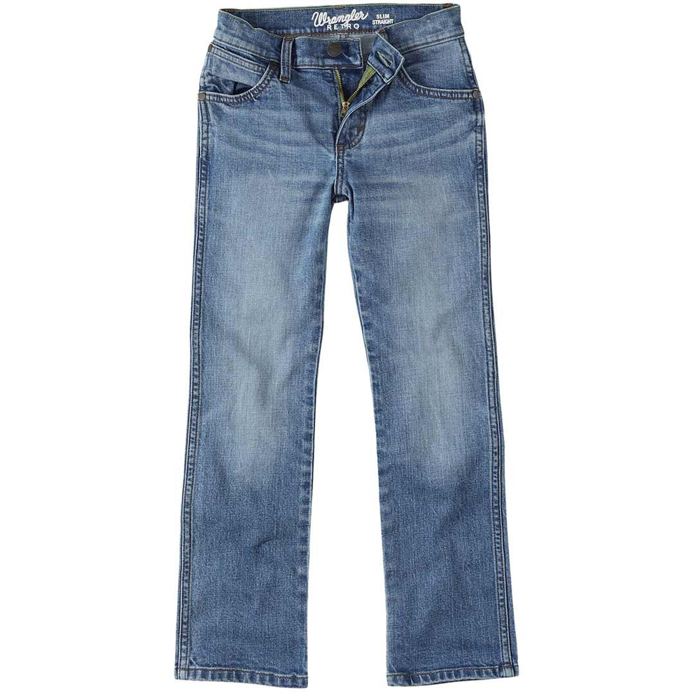 Wrangler Boys' Retro No. 88 Slim Straight Jeans (1-7)