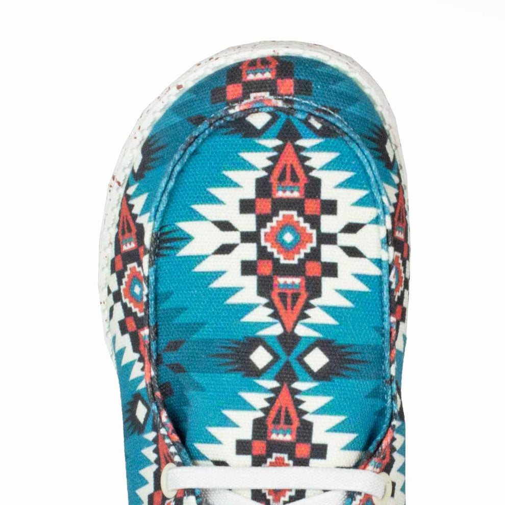 Roper Women's Aztec Canvas Slip-On Shoes