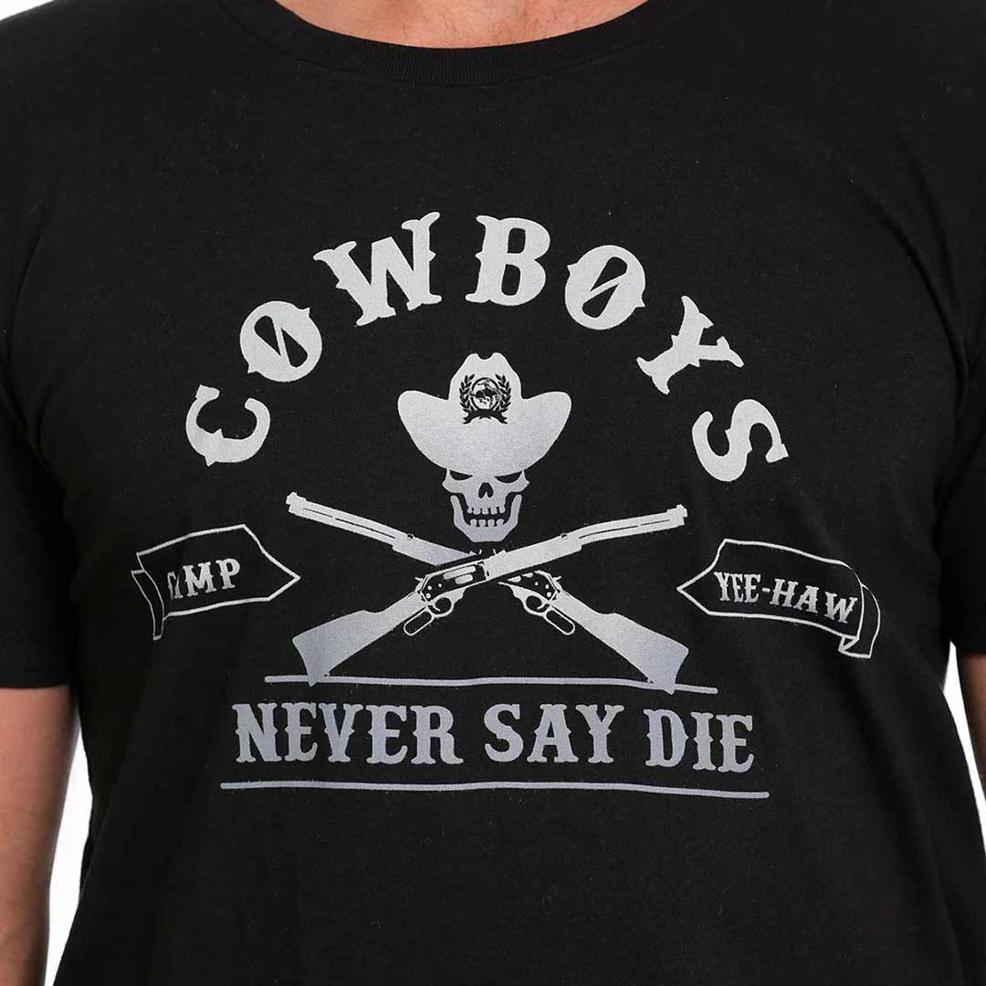 Cinch Men's Cowboys Never Say Die Graphic T-Shirt