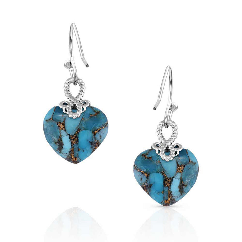 Montana Silversmiths Untamable Heart Earrings
