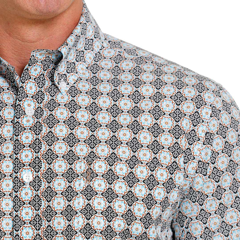 Cinch Men's Medallion Button-Down Shirt