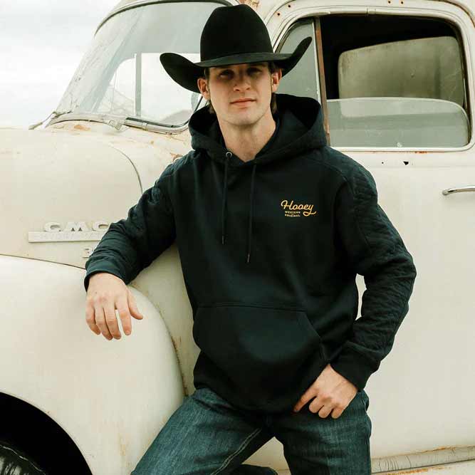 Hooey Men's Canyon Quilted Hoodie