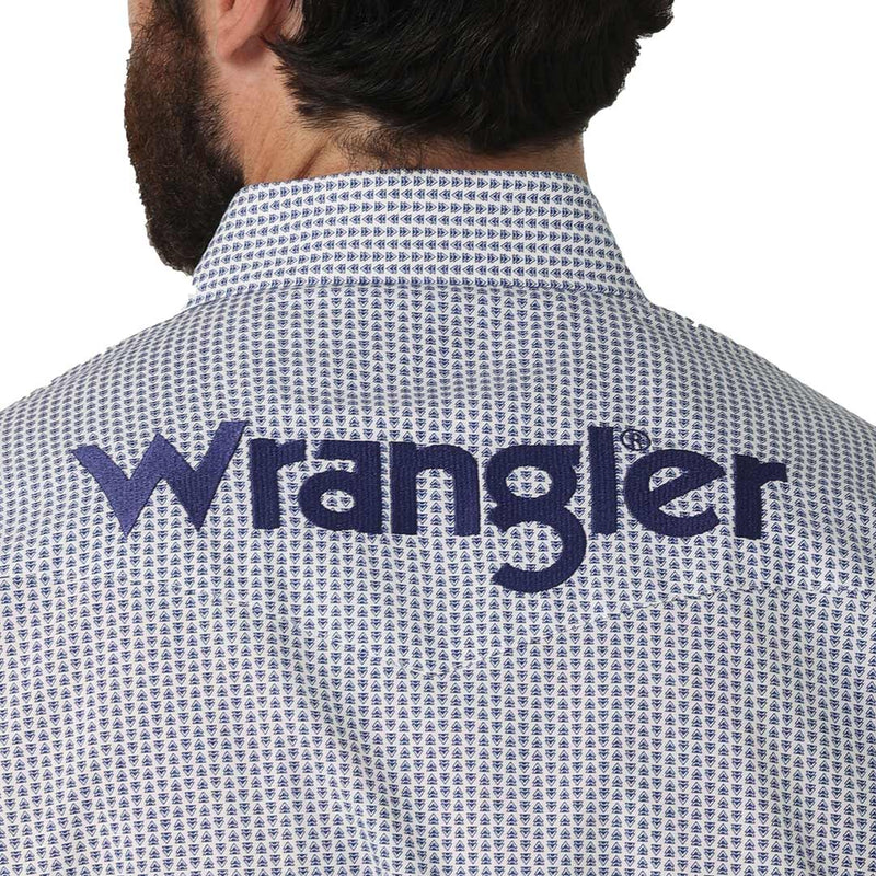 Wrangler Men's Logo Button-Down Print Shirt