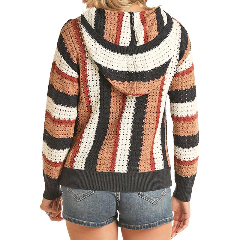 Rock & Roll Cowgirl Women's Crochet Hoodie
