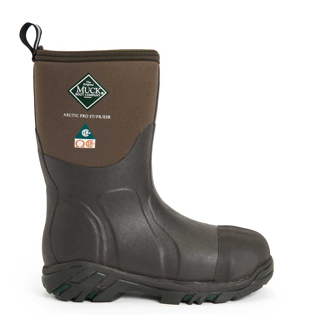 Muck Boot Co. Men's Arctic Pro Mid CSA Steel Toe Winter Work Boots