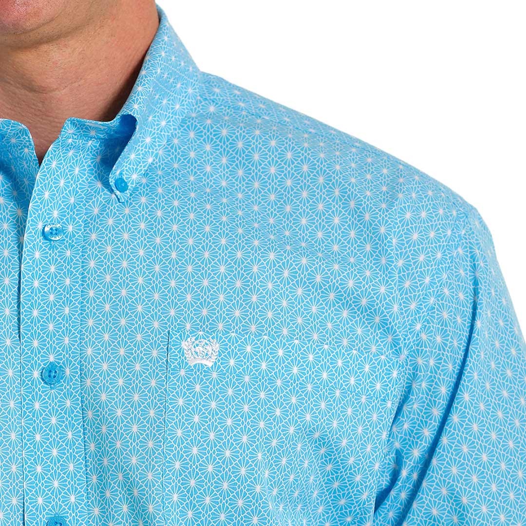 Cinch Men's Floral Print Button-Down Shirt