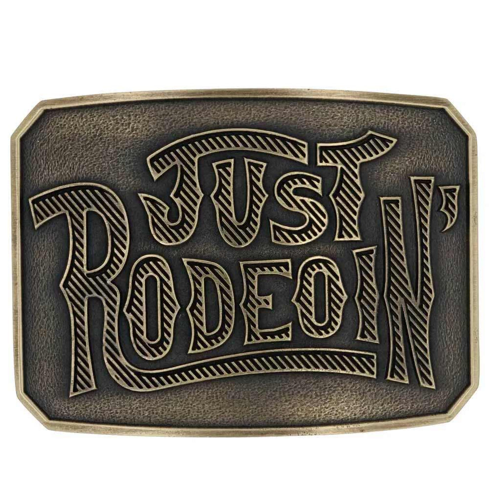 Dale Brisby Just Rodeoin' Attitude Belt Buckle