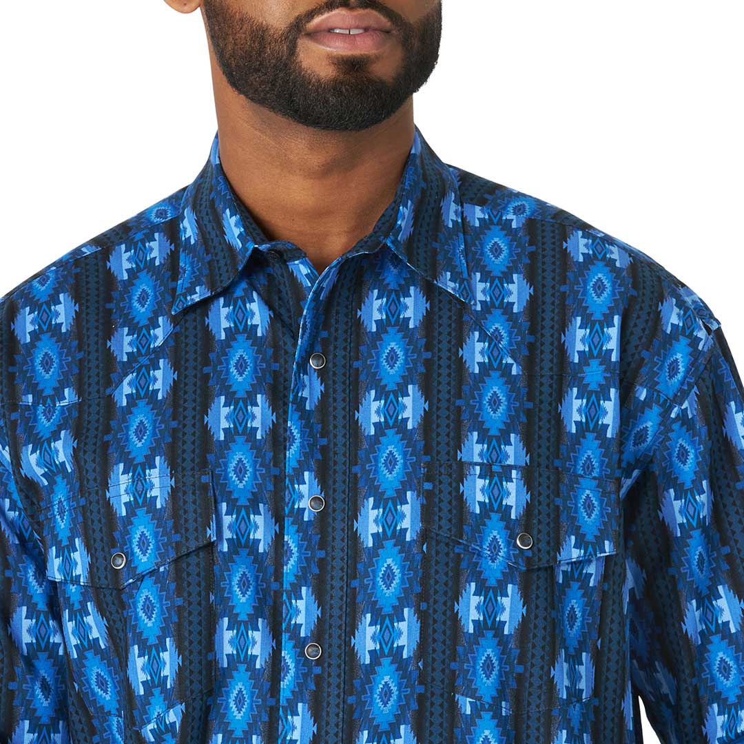 Wrangler Men's Checotah Aztec Stripe Shirt