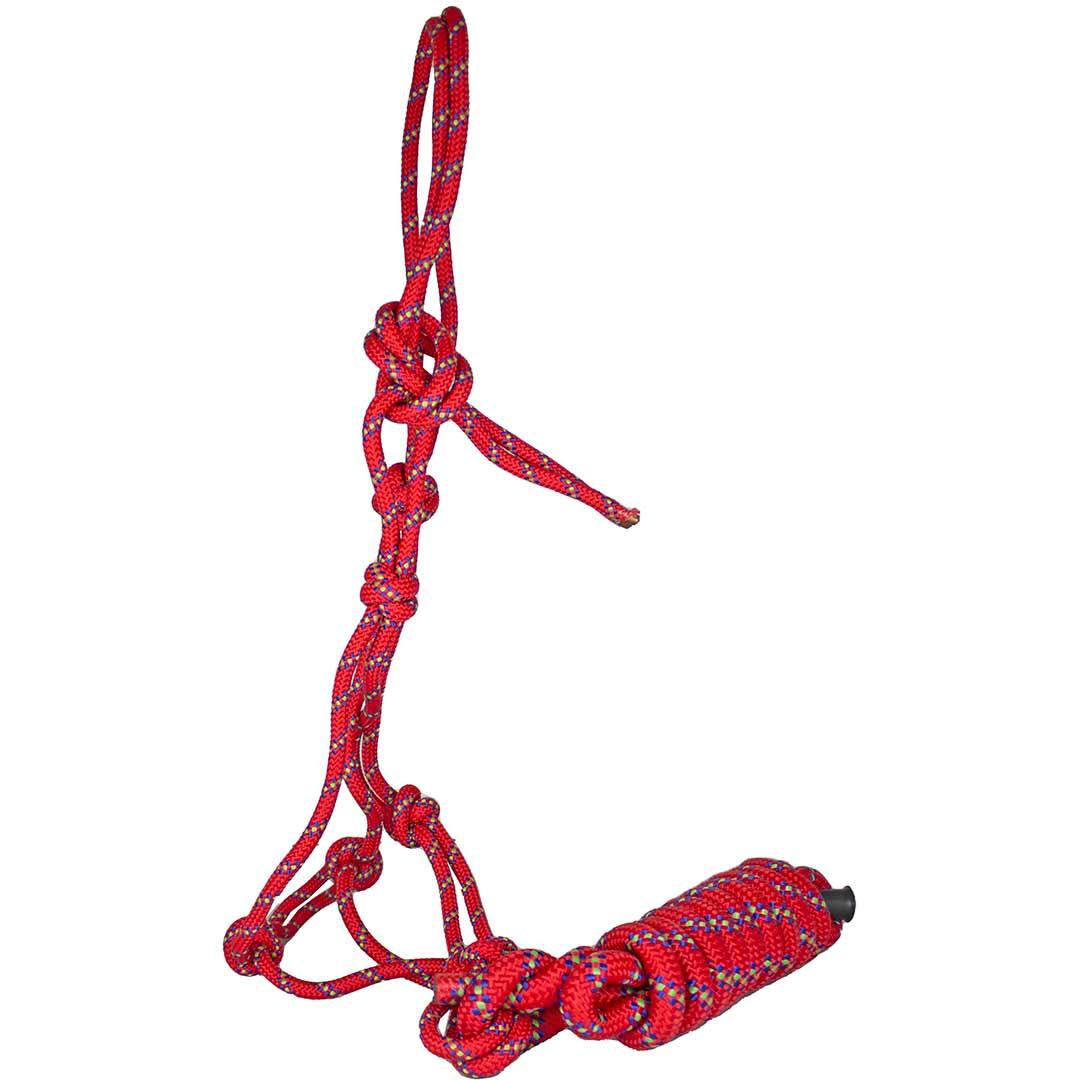 Tech Equestrian Poly Rope Halter with Lead